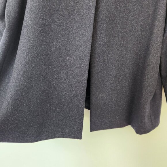 Vintage Lord & Taylor Gray Blue Cashmere Blazer Jacket Swing Button Wool‎ Sz 10 - Picture 4 of 12